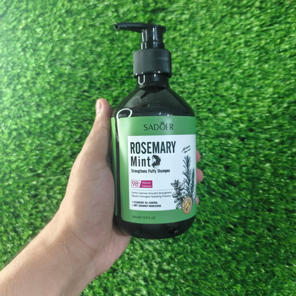 Sadoer mint rosemary strengthening fluffy shampoo (350ml)