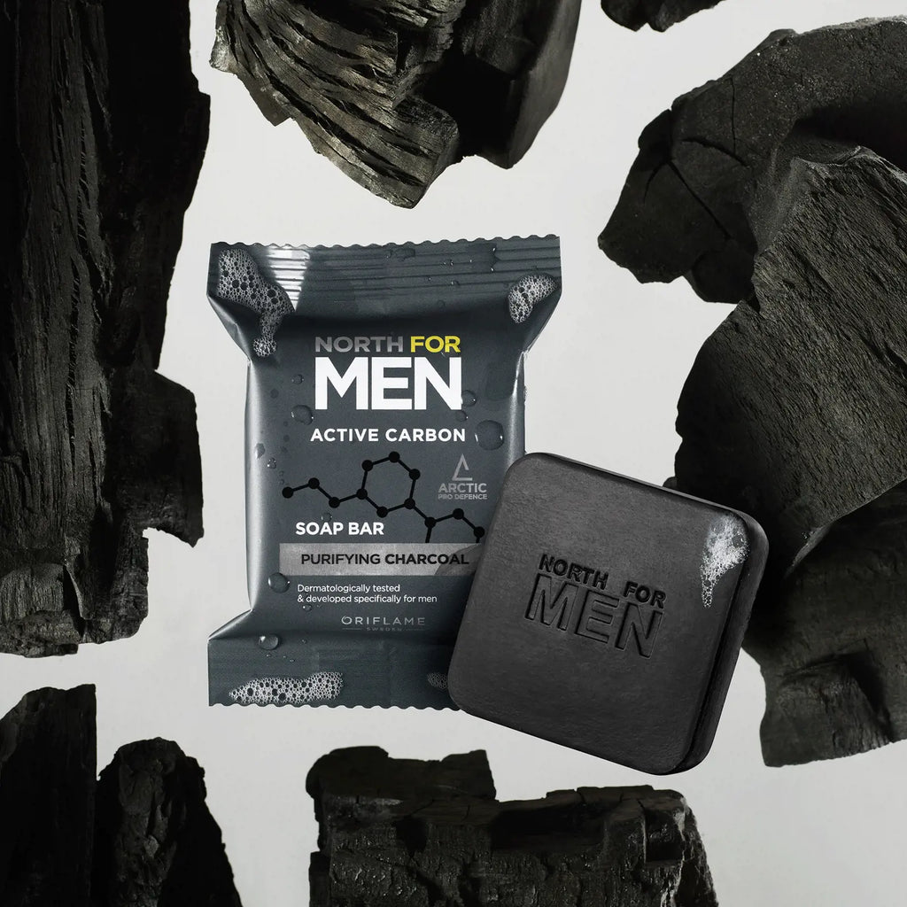 North for Men Active Carbon Soap Bar
