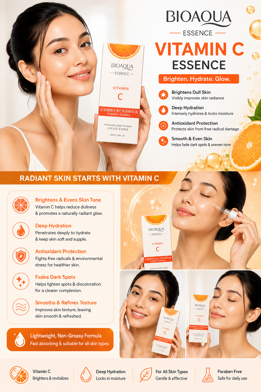 BioAqua Vitamin C essence serum 30ml