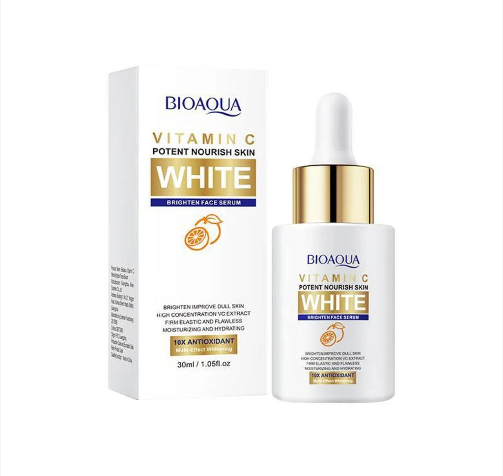 BioAqua Vitamin C potent nourish skin white brighten face serum 30ml