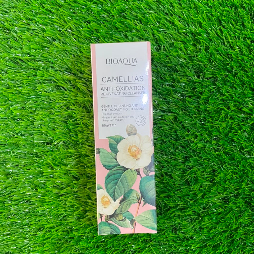 Bioaqua camellias anti-oxidation repair rejuvenating cleanser 80g