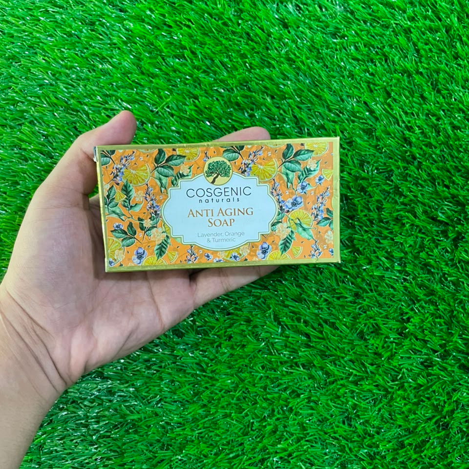 Cosgenic anti aging soap - lavender , orange & turmeric