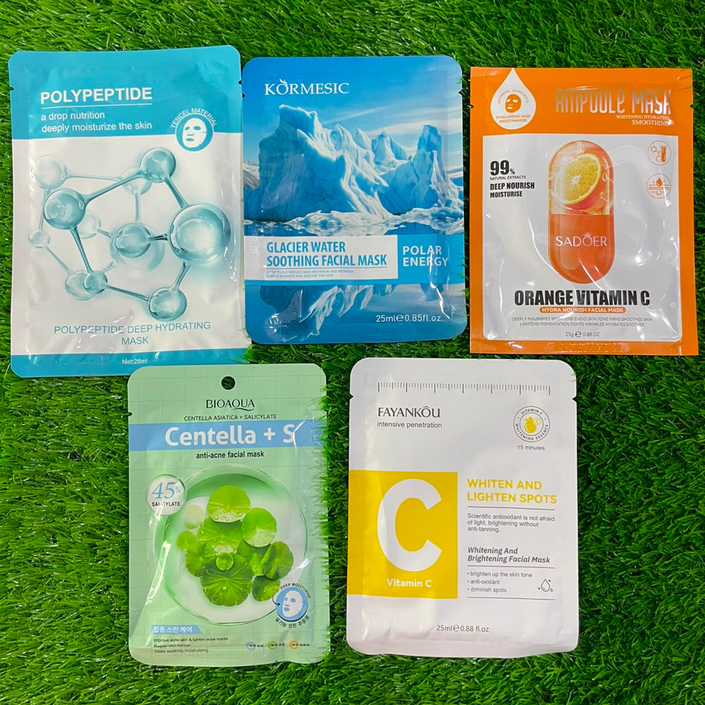 Pack Of 5 Mix Variants Sheet Mask