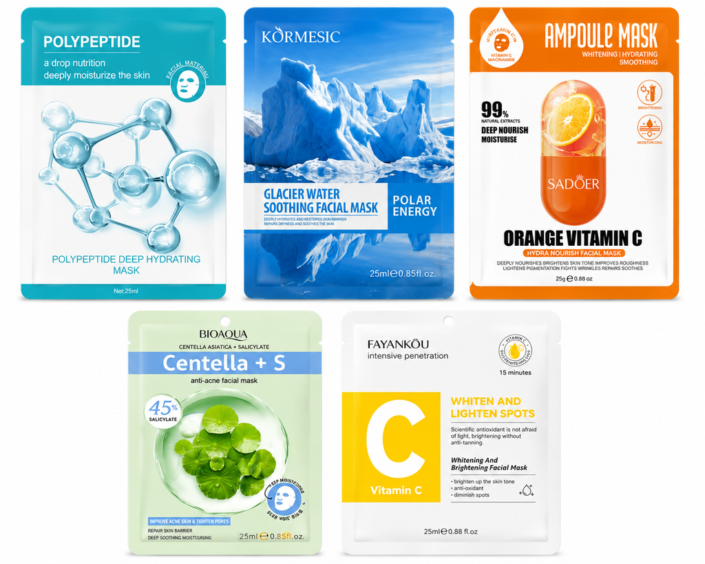 Pack Of 5 Mix Variants Sheet Mask