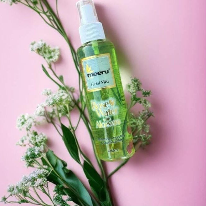 Meeru Facial mist rose water with aloevera (150ml)