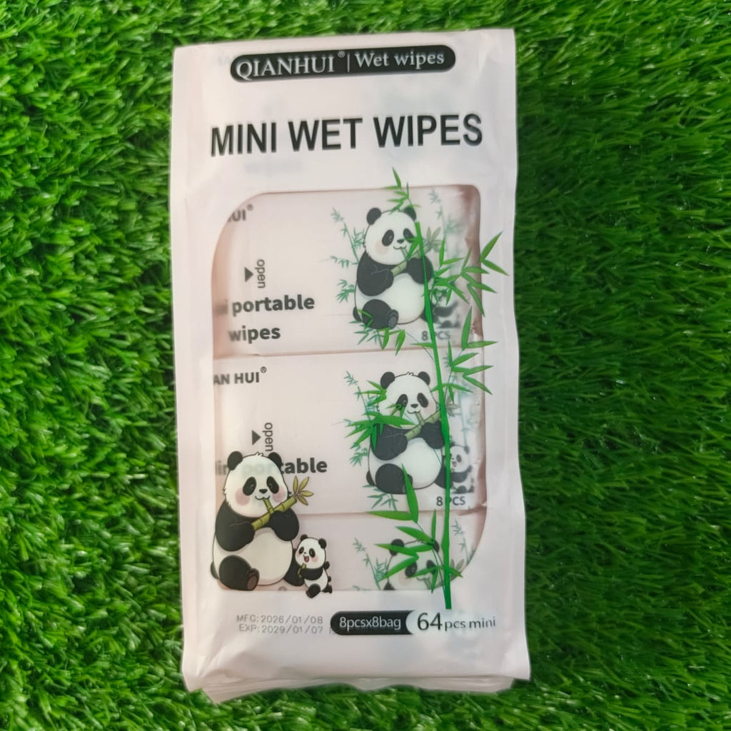 Mini portable disposible baby wipes