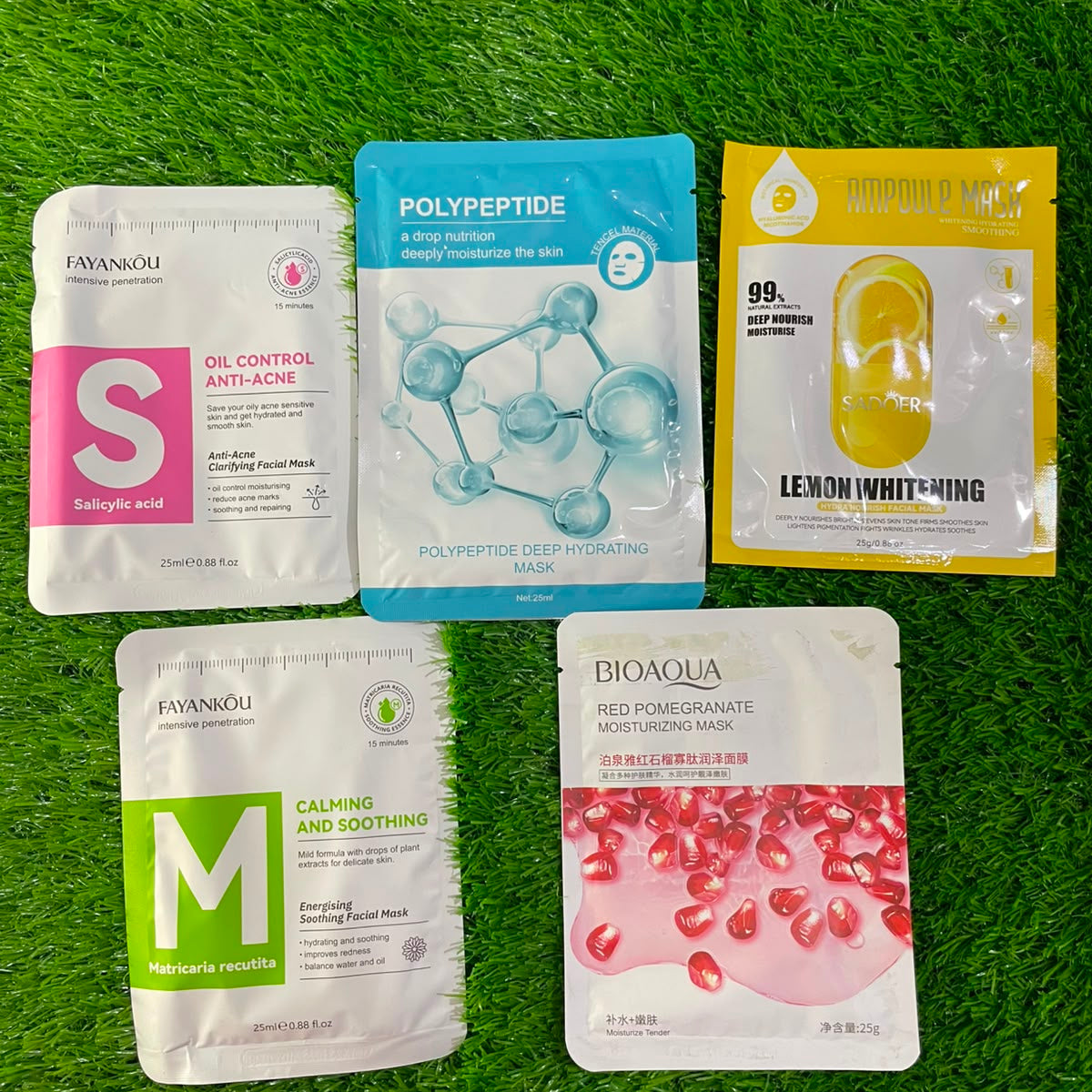 Pack Of 5 Mix Variants Sheet Mask