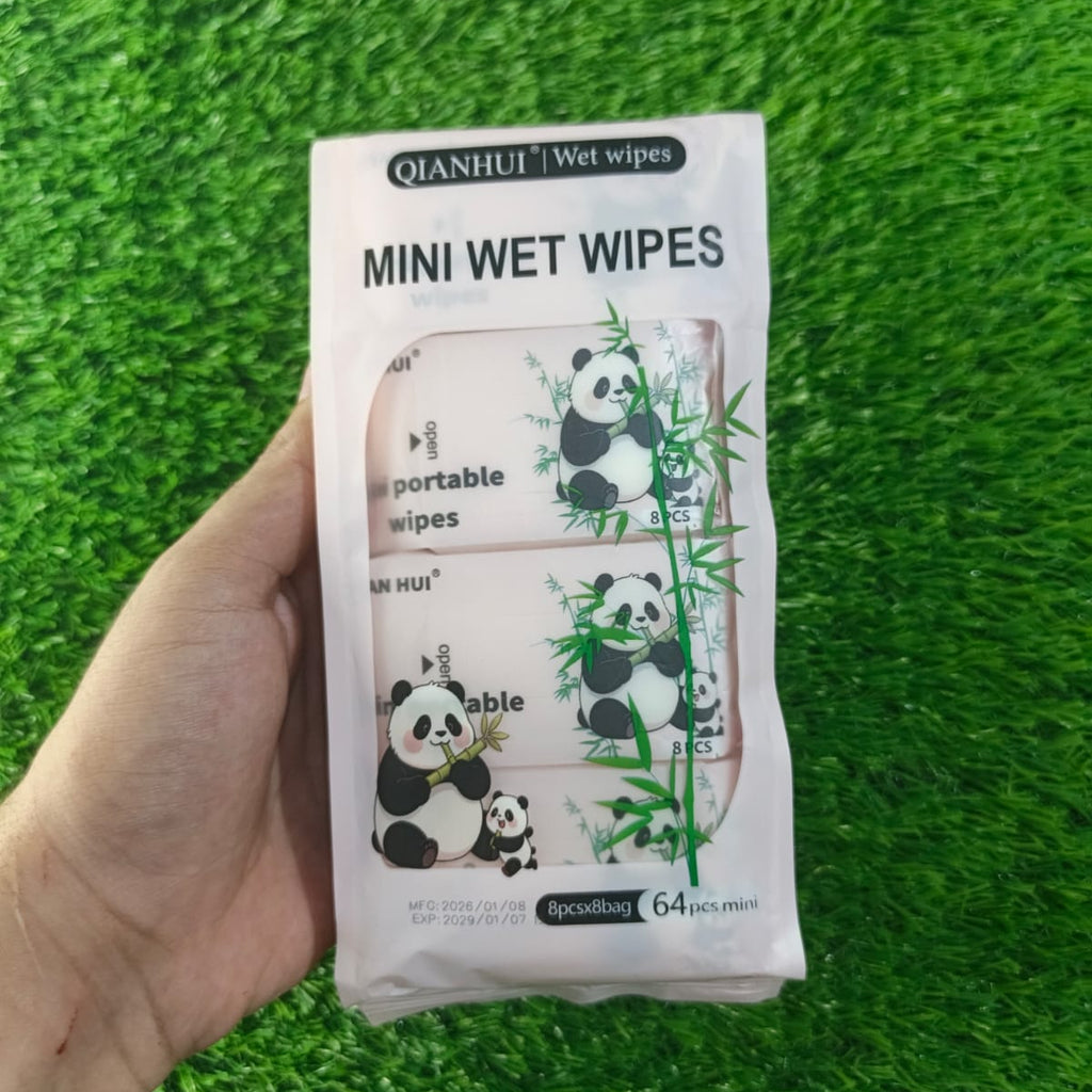 Mini portable disposible baby wipes