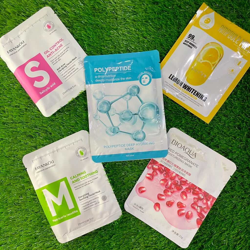 Pack Of 5 Mix Variants Sheet Mask