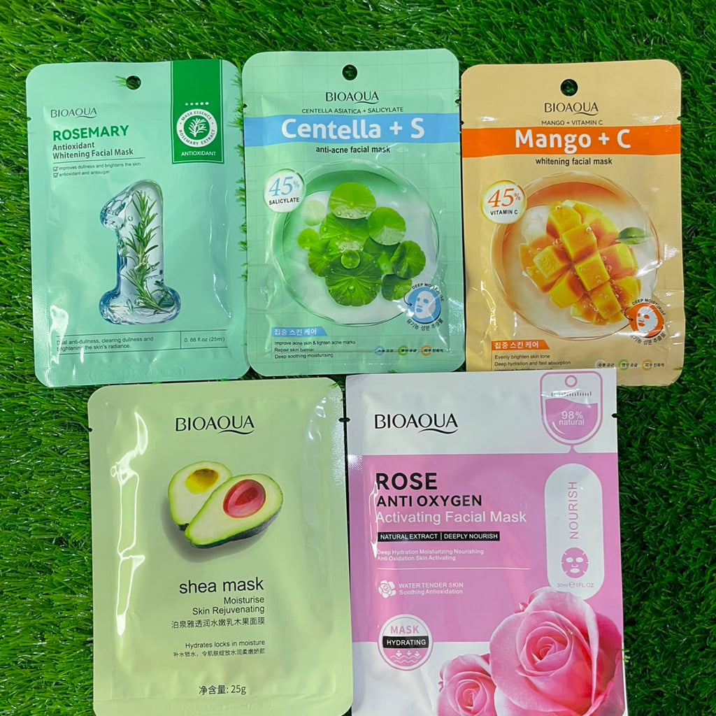Pack Of 5 BioAqua Sheet Mask