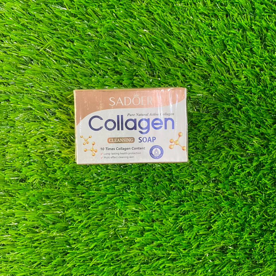 Sadoer collagen cleansing soap & skin brightening