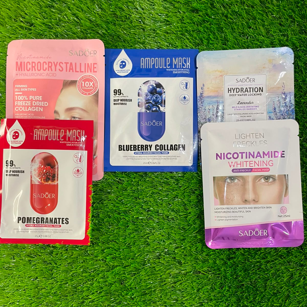 Pack Of 5 sadoer Sheet Mask
