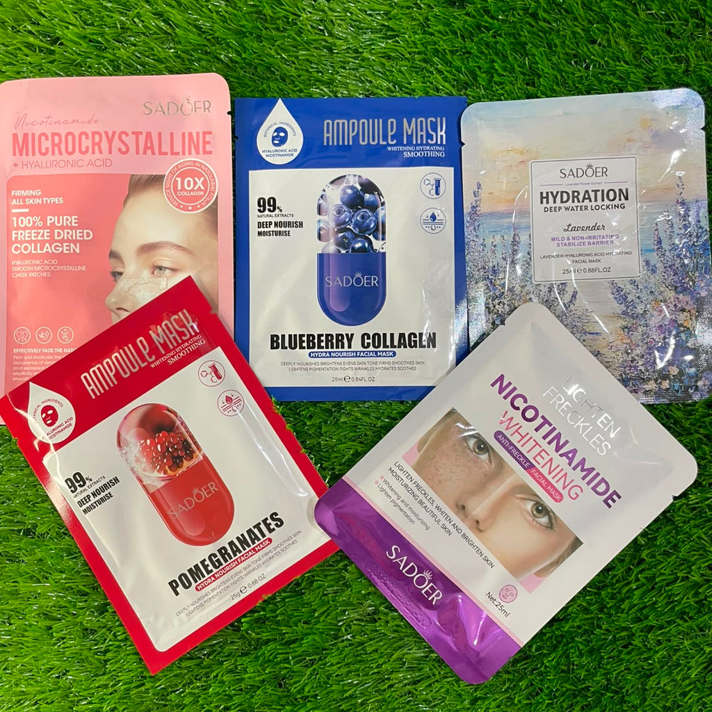 Pack Of 5 sadoer Sheet Mask