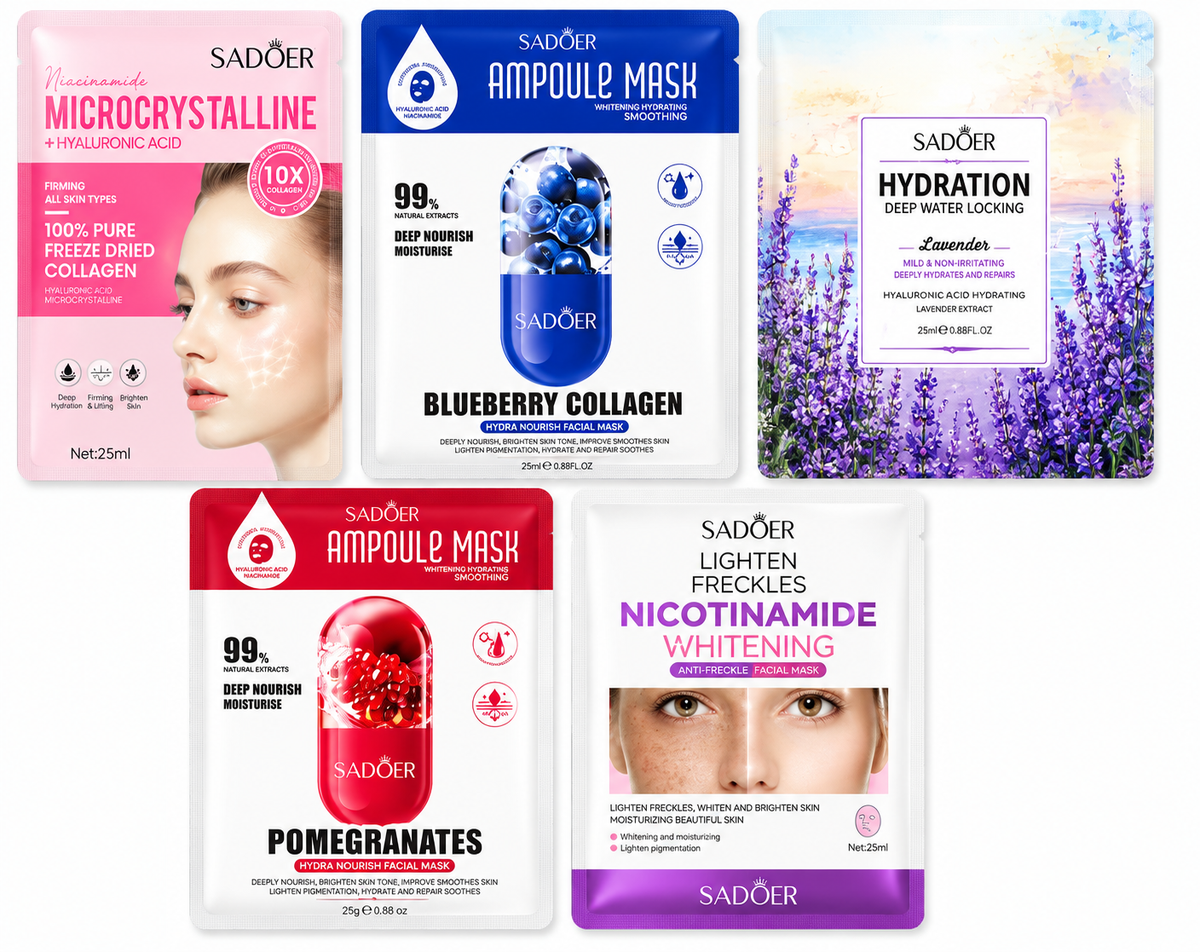 Pack Of 5 sadoer Sheet Mask