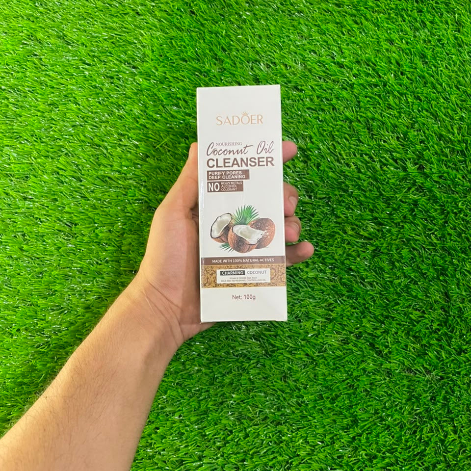 Sadoer nourishing coconut oil gentle face cleanser 100g