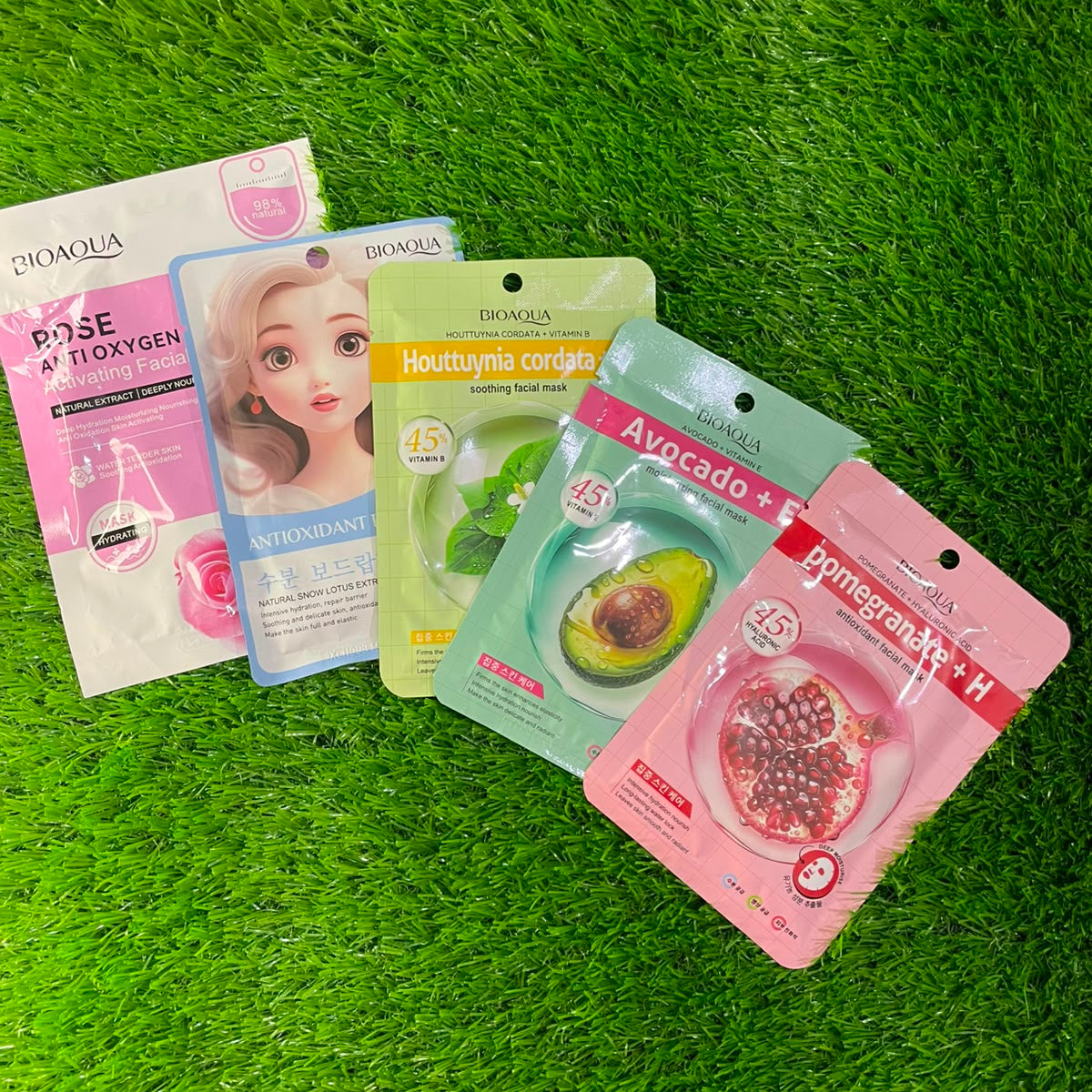 Pack Of 5 BioAqua Sheet Mask