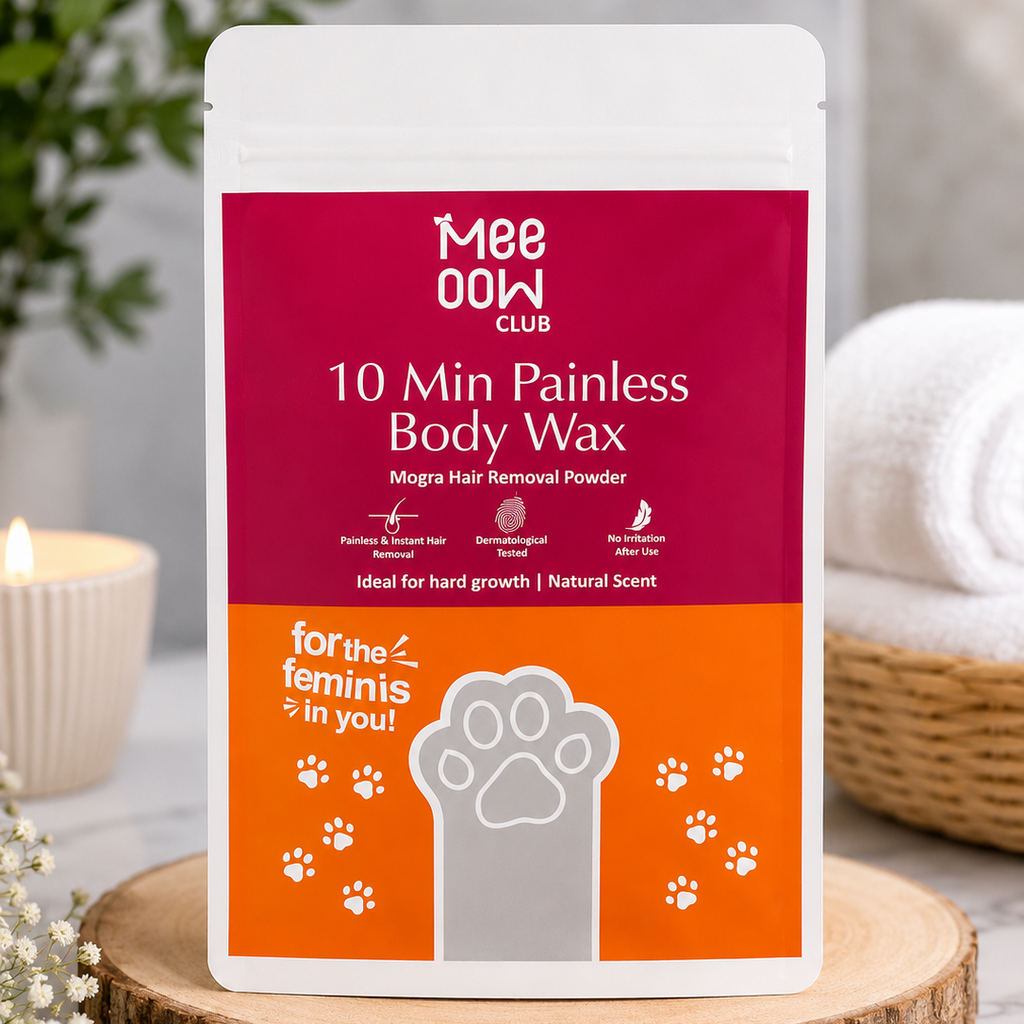 Meow hair removal wax for body, arms and legs