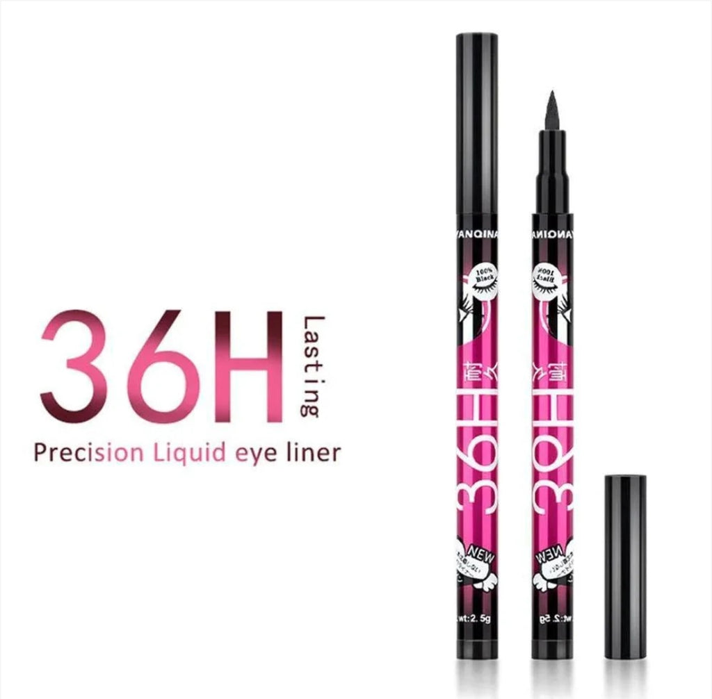 Yanqina 36h waterproof pen marker eyeliner smudge proof